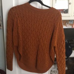Warm brown sweater